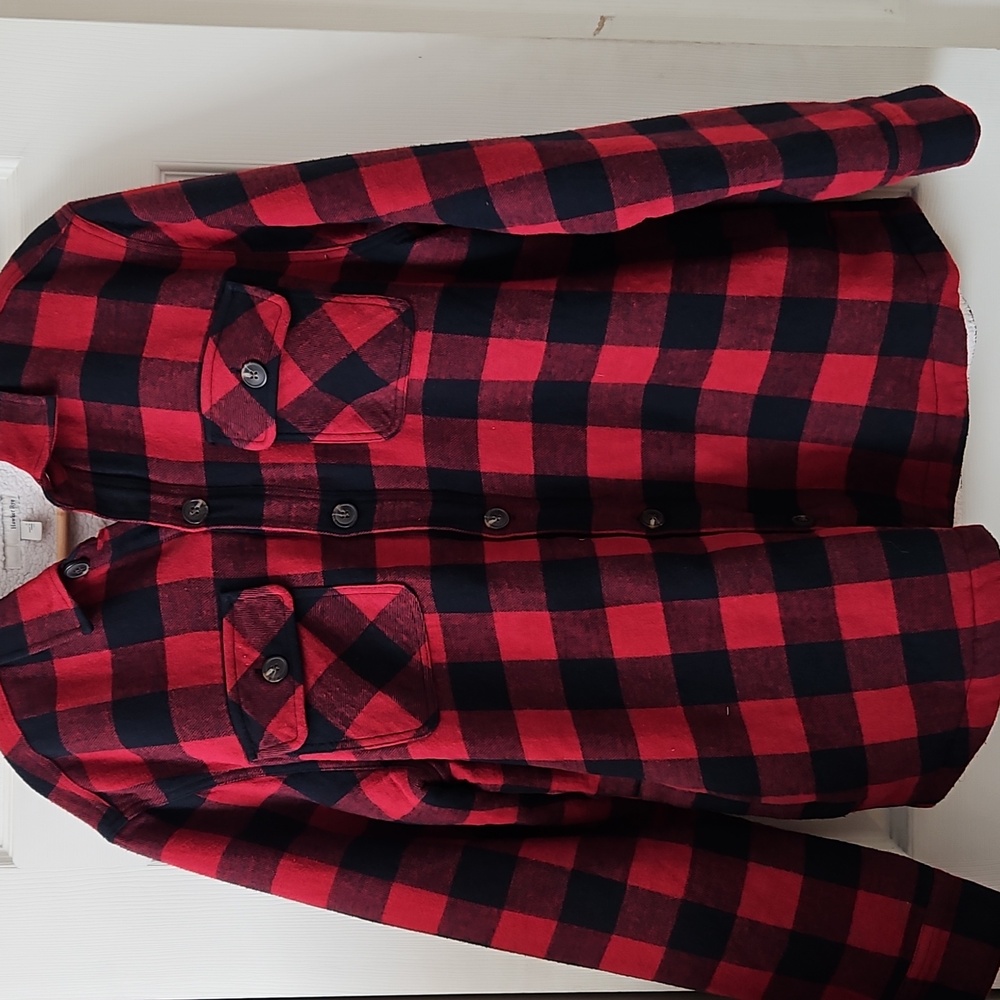 Hawker Rye,NWOT, Plaid Flannel Cotton Jacket,Large